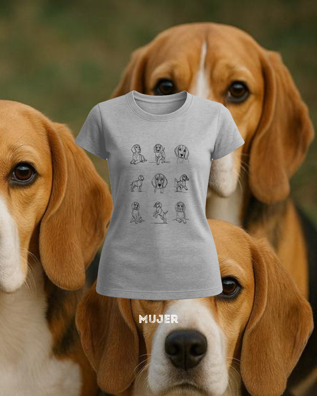 Beagles Black Design